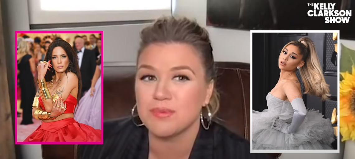 Kelly Clarkson, Makeup Halsey, Ariana Garande, Youtube Sill