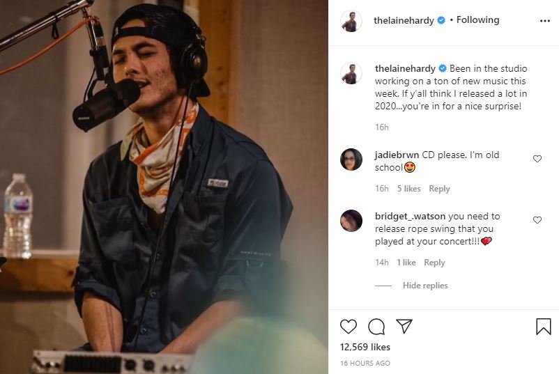 Laine Hardy Promises Fans A Nice Surprise