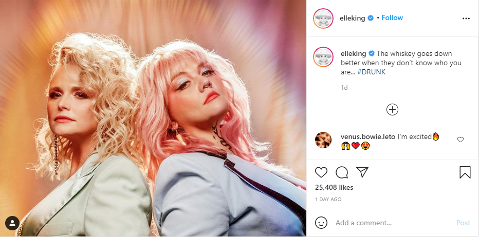 courtesy of @elleking Instagram