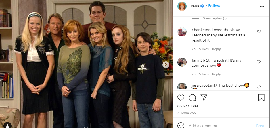 Reba Last Episode Photo, instagram