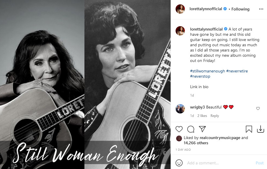 Credit: Loretta Lynn/Instagram