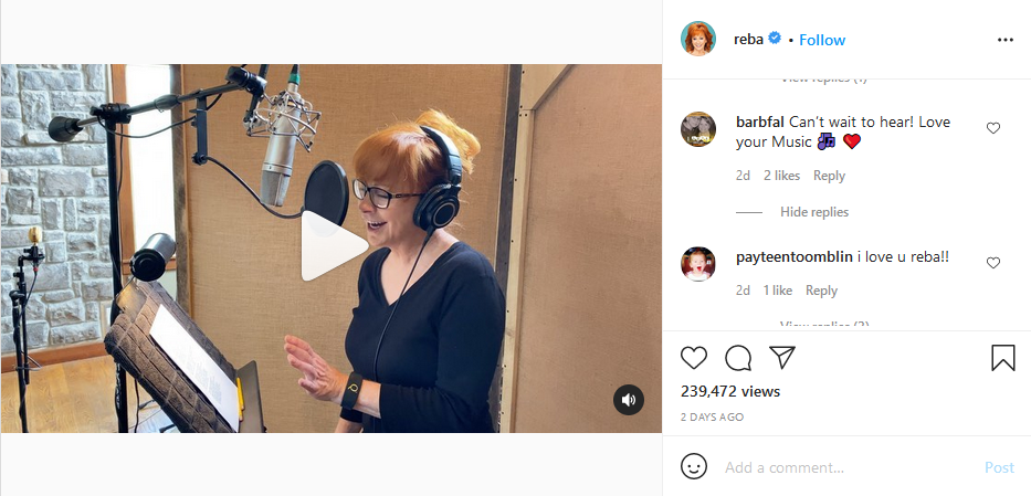 [Credit: Reba McEntire/Instagram]