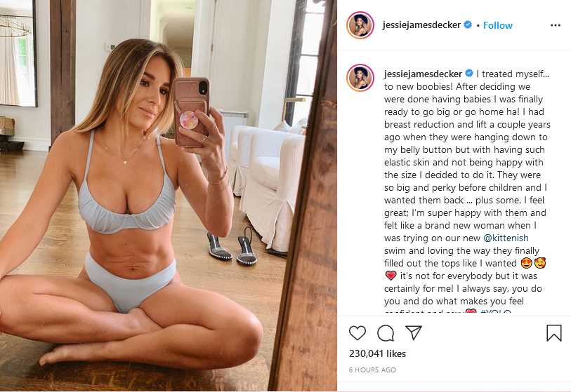 Jessie james decker lingerie