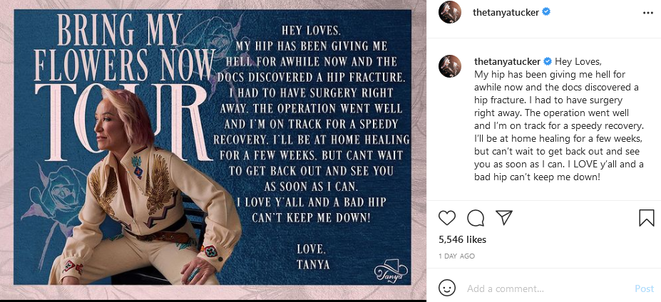 Tanya Tucker/Instagram