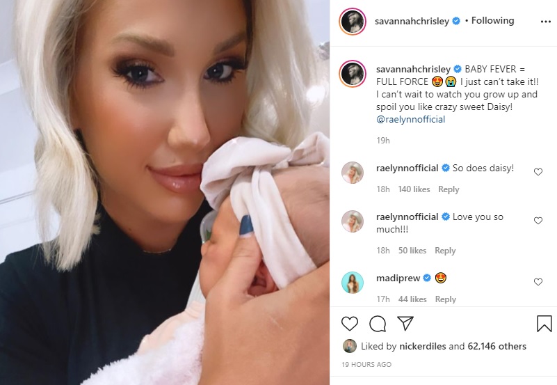 Savannah Chrisley -baby Fever Instagram