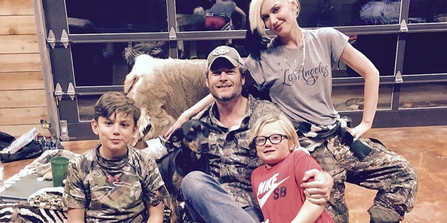 Blake Shelton, Gwen Stefani And Sons [Credit: Instagram]