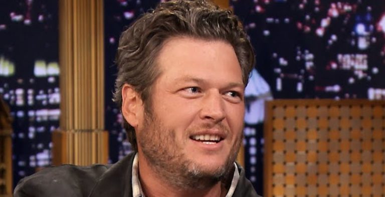 Blake Shelton Wears Pink, Big Feet & Ears For Easter [Credit: YouTube]