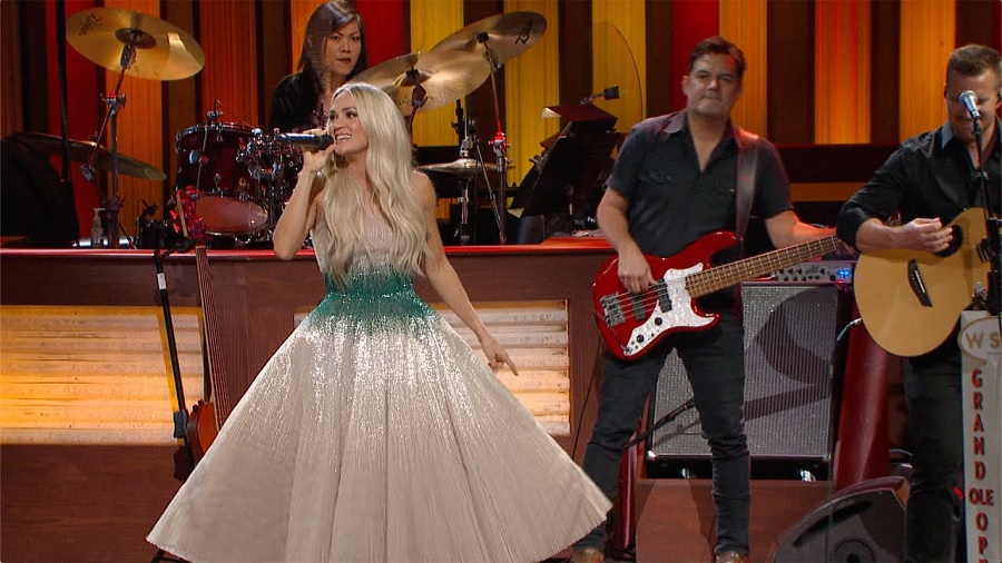 Carrie Underwood Performs At The Grand Ole Opry In November 2021 [Credit: YouTube]