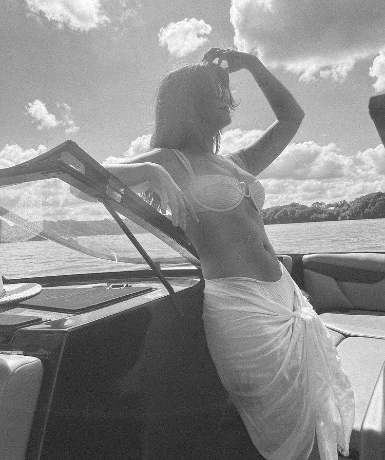 Maren Morris Instagram White Bikini Memorial Day 2022