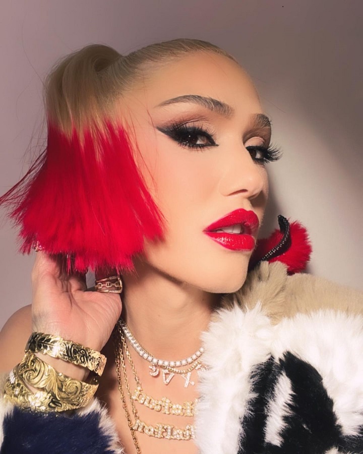 Gwen Stefani's Bold Red Look [Gwen Stefani | Instagram]