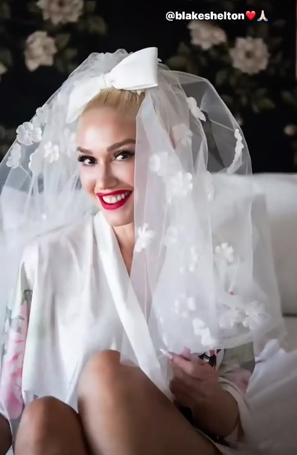 Gwen Stefani Marries Blake Shelton [Gwen Stefani | Instagram Stories]