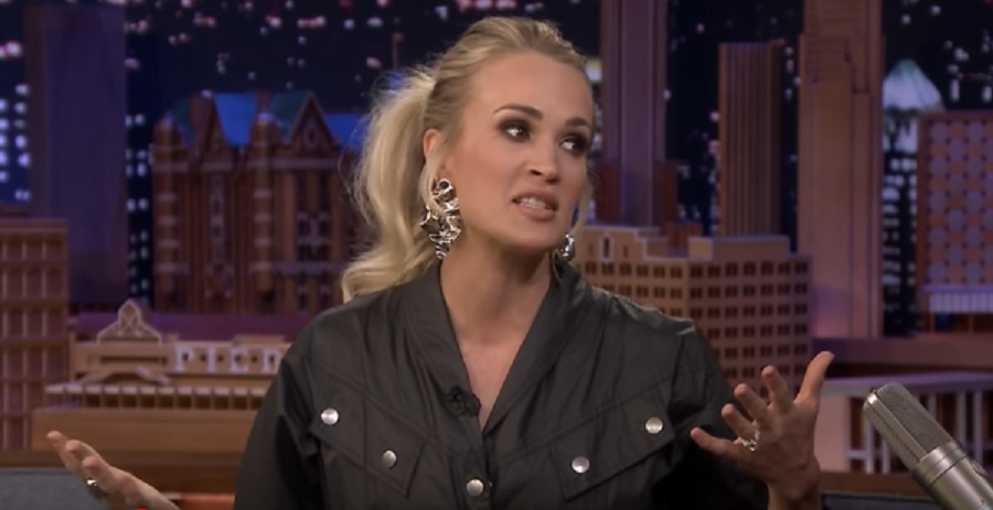 Carrie Underwood Embraces Rockstar [Tonight Show With Jimmy Fallon | YouTube]