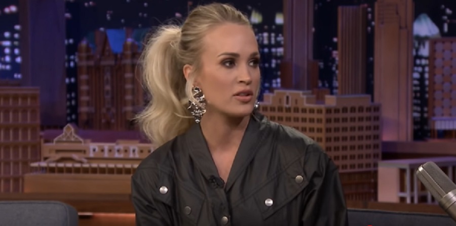 Carrie Underwood Wears Leather & Chains [Tonight Show With Jimmy Fallon | YouTube]