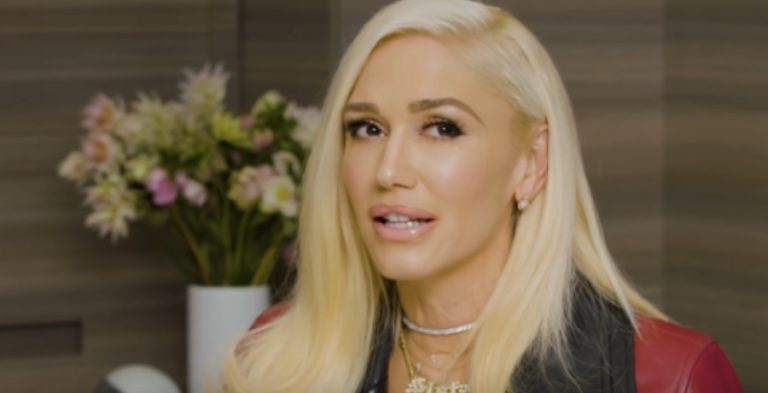 Gwen Stefani Stuns In Acid Wash Denim & Cobalt Blue Liner [Vogue | YouTube]