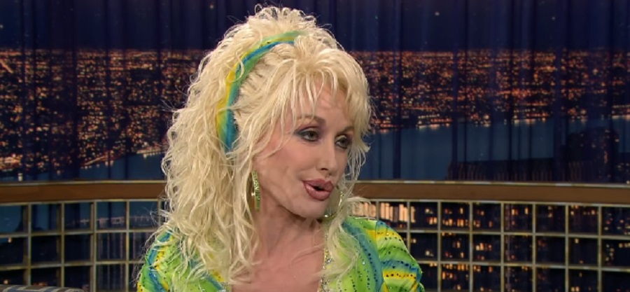Dolly Parton Wears Little Green Dress [Conan Classics | YouTube]