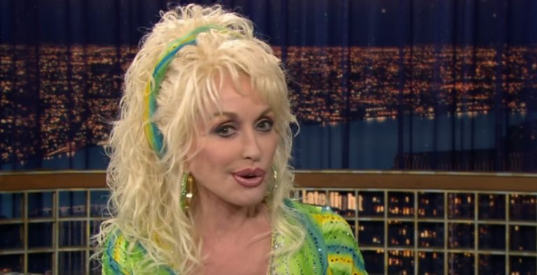 Dolly Parton Wears Green Dress [Conan Classics | YouTube]