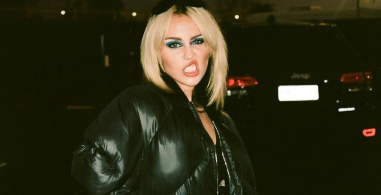 Miley Cyrus Wears Black Puffy Coat [Miley Cyrus | Instagram]
