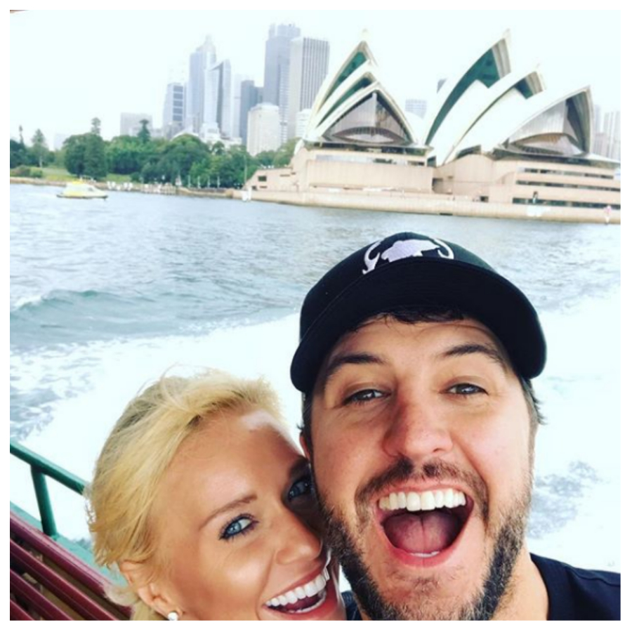 Caroline Boyer & Luke Bryan [Instagram]