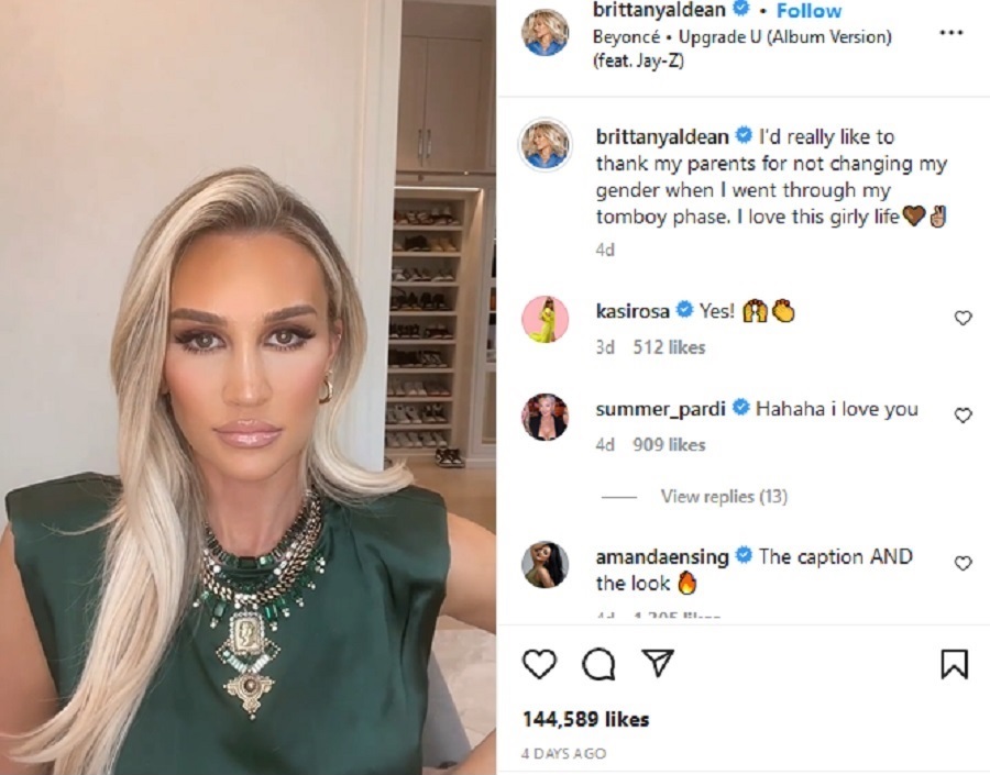 Brittany Aldean Makeup Transformation [Brittany Aldean | Instagram]