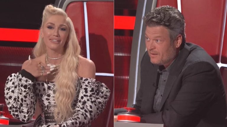 Gwen Stefani & Blake Shelton [Source: YouTube]