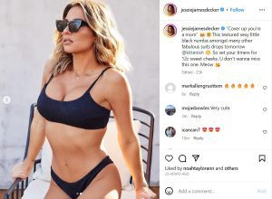 Jessie James Decker In Black Bikini [Source: Jessie James Decker - Kittenish - Instagram]