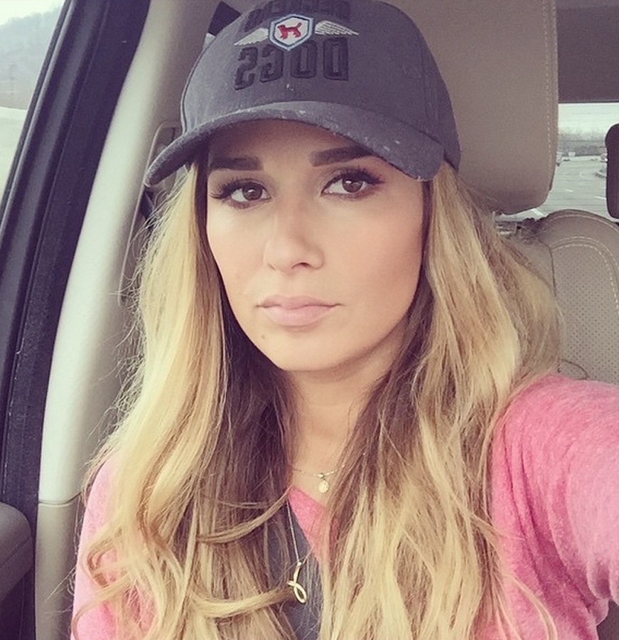 Jessie James Decker Exposes New Breasts In Black Bikini