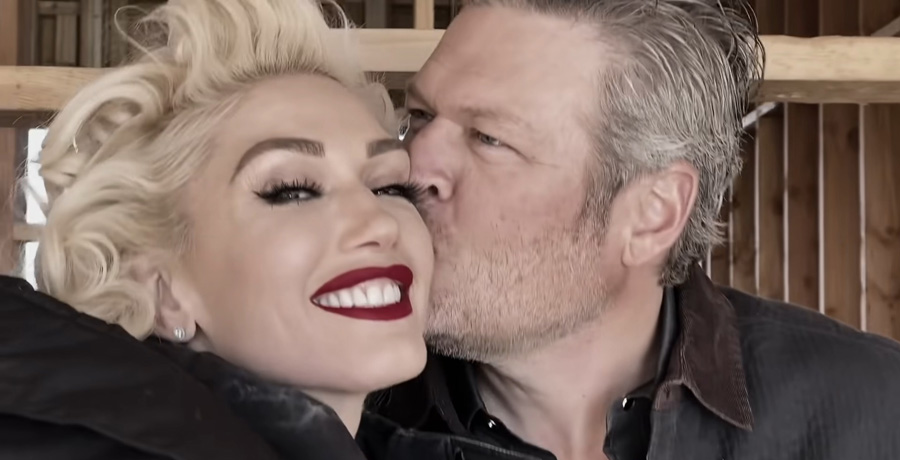 Blake Shelton and Gwen Stefani in the Nobody But You music video