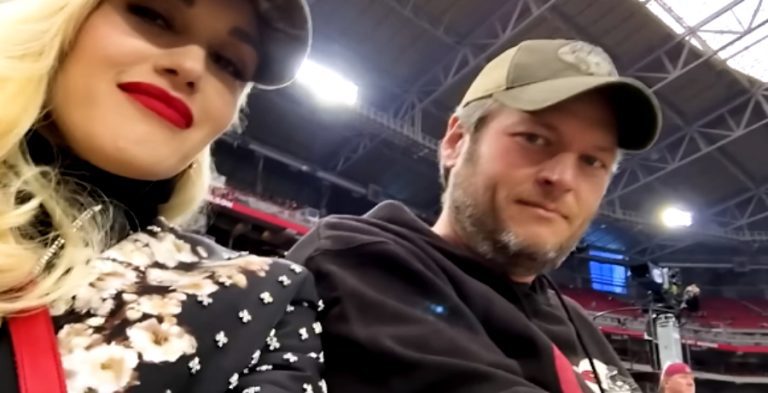 Blake Shelton and Gwen Stefani/Credit: Blake Shelton YouTube