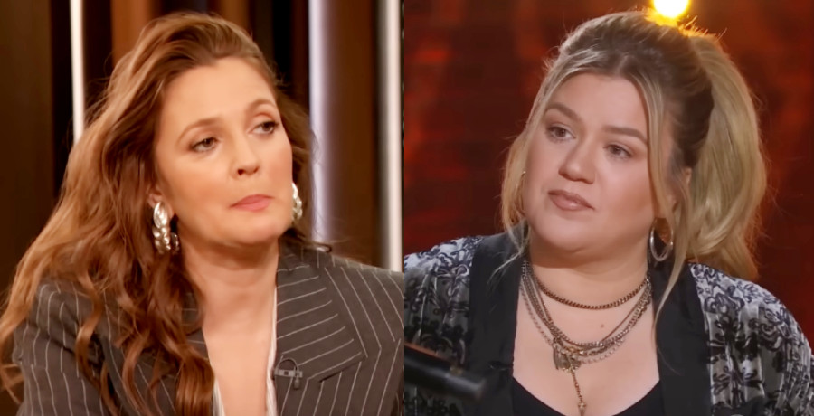 Drew Barrymore and Kelly Clarkson/Credit: YouTube