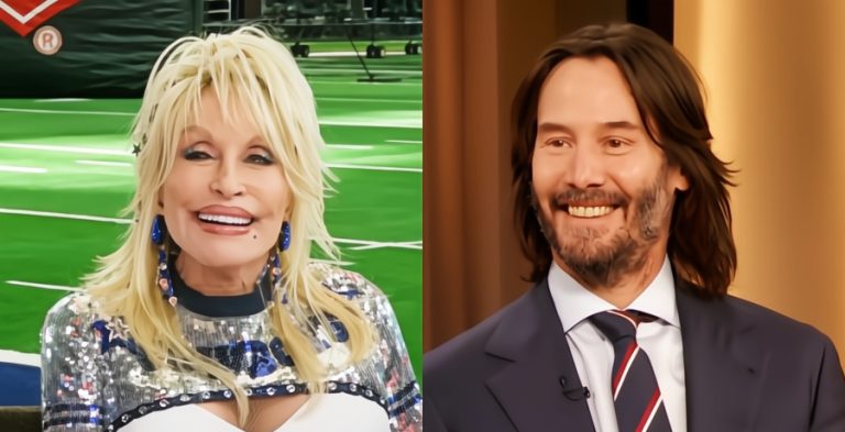 Dolly Parton and Keanu Reeves/Credit: YouTube