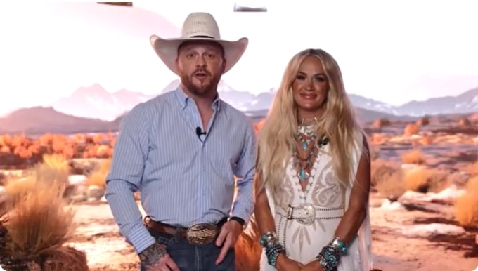 Carrie Underwood and Cody Johnson/Credit: YouTube