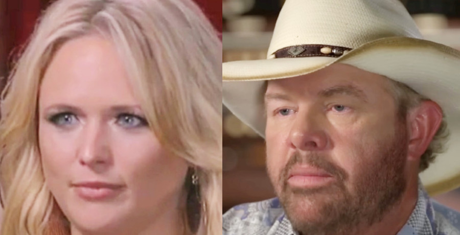 Miranda Lambert and Toby Keith/Credit: YouTube